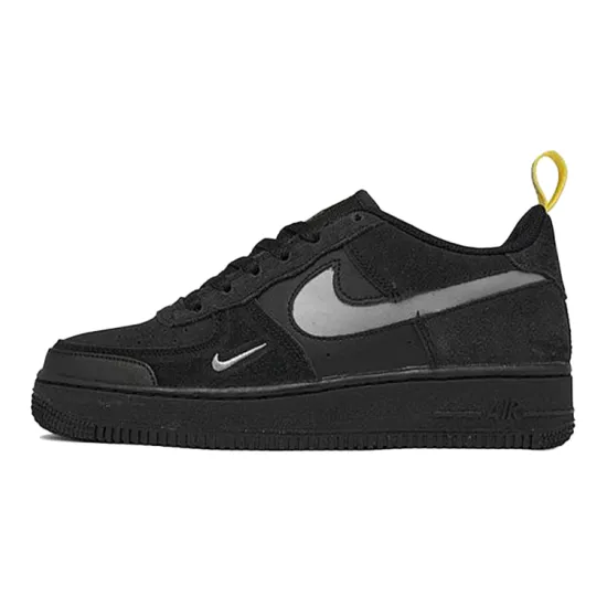 Nike Air Force 1 Low 'Cut Out Swoosh - Grey' GS