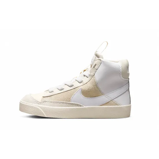 Nike Blazer '77 SE D Mid-Top Kids' Skateboarding Shoes Beige Children Aged 3-7 Years Old