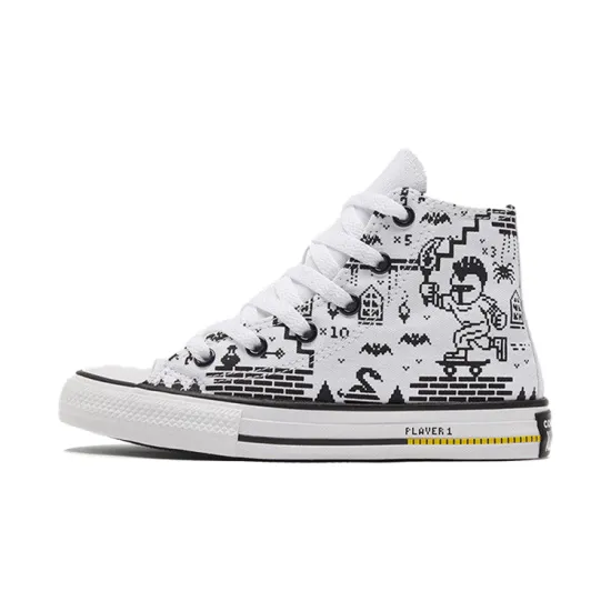 Converse Chuck Taylor All Star High GS 'Gamer Print - White'