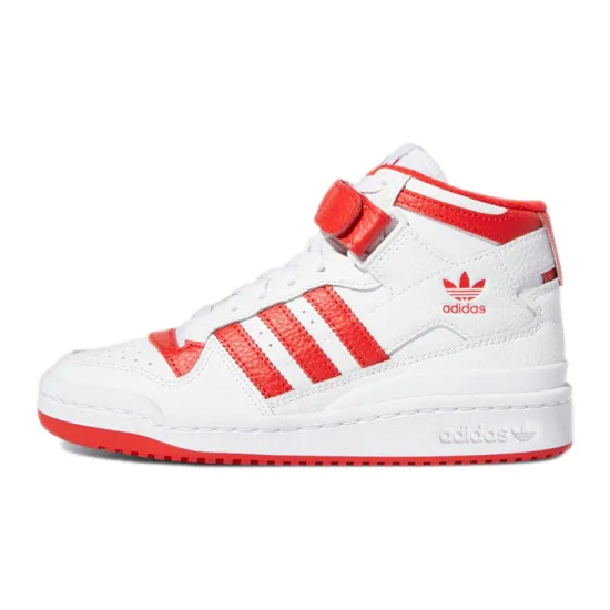 Adidas Forum Mid J 'White Vivid Red'