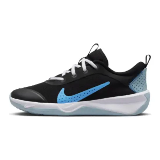 Nike Omni Multi-Court GS 'Black Blue Lightning'