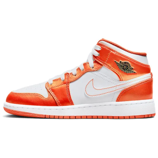 Jordan 1 Mid Metallic Orange GS