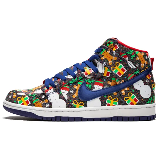 Nike SB Dunk High Concepts Ugly Christmas Sweater 2017 PS