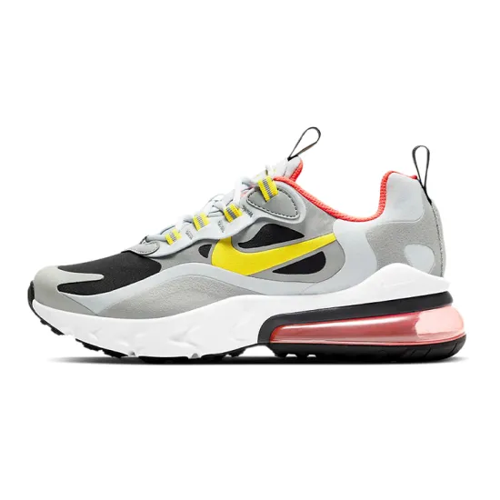 Nike Air Max 270 React 'Smoke Grey High Voltage' GS