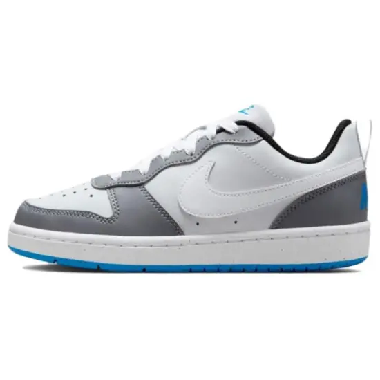 Nike Court Borough Low Recraft 'Platinum Cool Grey Photo Blue' GS