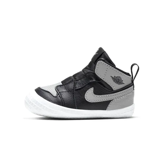 Jordan 1 Crib Bootie Black Medium Grey I