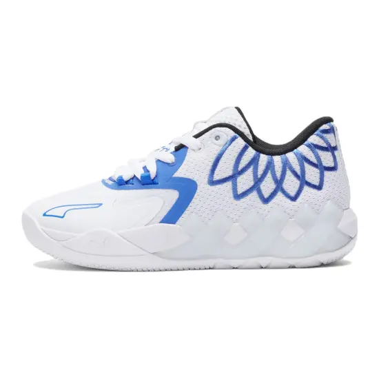 Puma LaMelo Ball MB.01 Lo Team Colors White Bluemazing GS