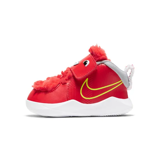 Nike Kids Team Hustle D9 Lil "Fast N Furry - Chile Red" Sneakers