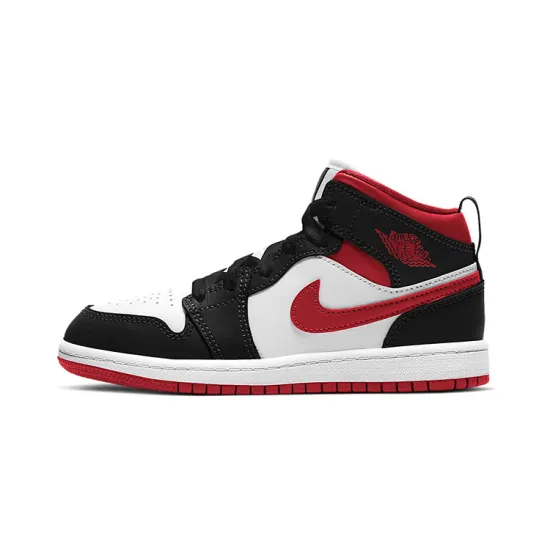 Jordan 1 Mid PS Black Gym Red