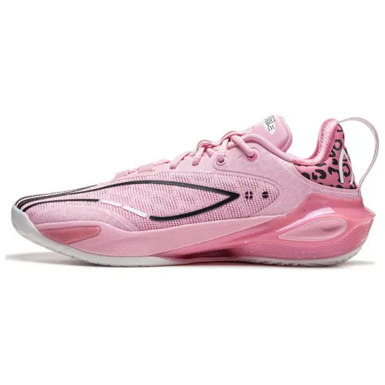 LINING Flash Strike 11 Basketball Shoes Men Low-Top Pink