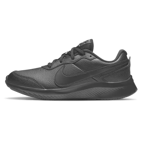 Nike Varsity Leather 'Triple Black' GS