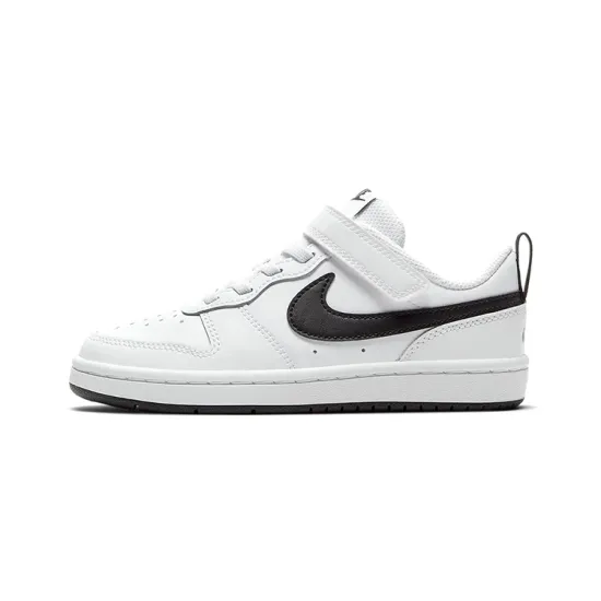 Nike Court Borough Low 2 White Black PS