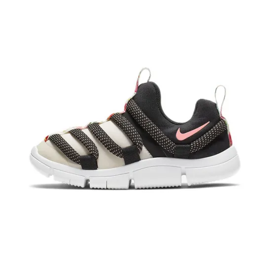 Nike Novice VF Low Top Sports Casual Shoes Black Pink & Multicolor Children Aged 3 7 Years Old