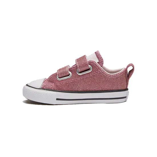 Baby Converse Chuck Taylor All Star Space Star 2V Non-slip Lightweight Low-Top Toddler Shoes Brick Red