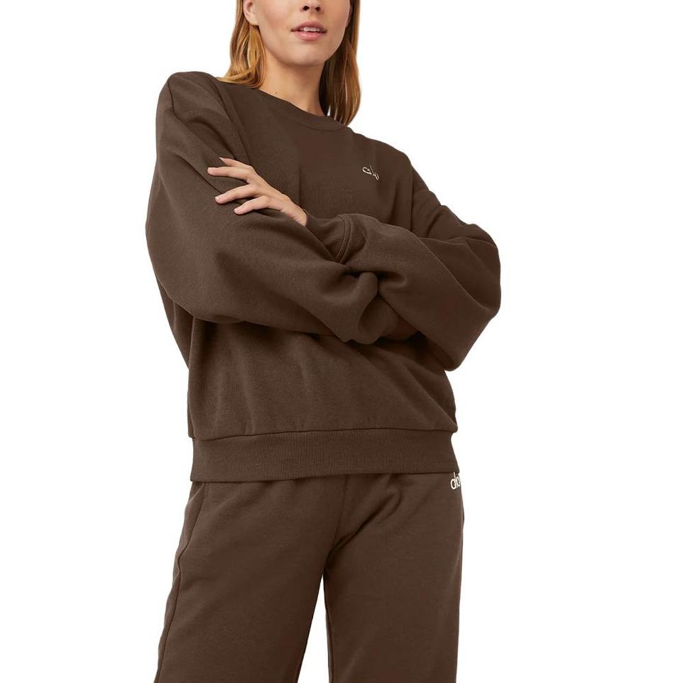 alo yoga ACCOLADE CREW NECK PULLOVER JISOO