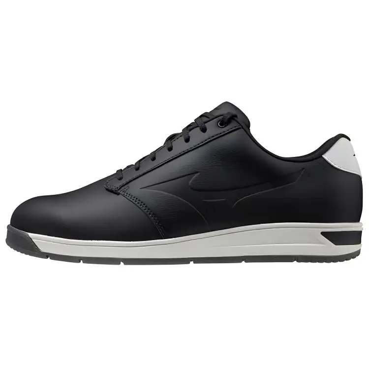 Mizuno Cushioning Anti-Slip Wear-Resistant Breathability Low-Top Golf Shoes Men's Black