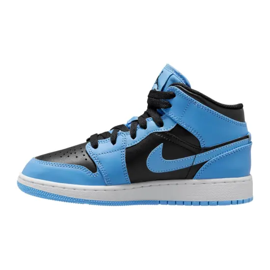 Jordan 1 Mid University Blue Black GS