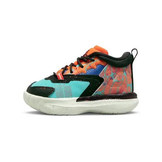 Jordan Zion 1 Zion 1 Cushioning Wear Resistant Mid Top Toddler Shoes Orange Green Infant And Toddler