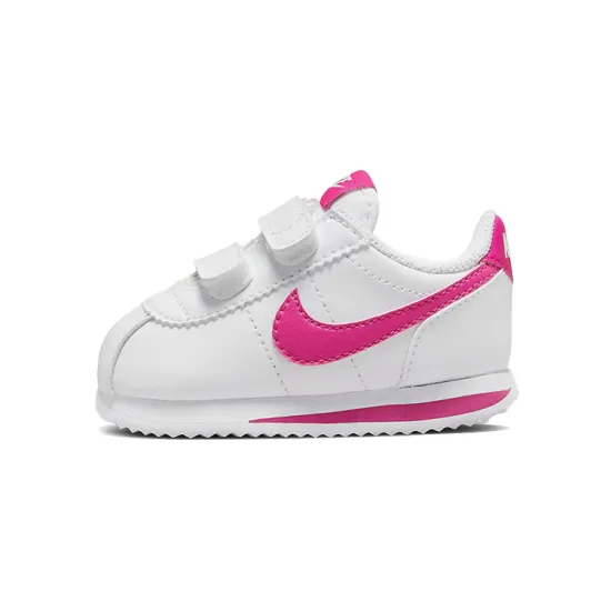 Nike Basic SL Slip-Resistant Cushioning Wear-Resistant Low-Top Running Shoes Pink White Infant And Toddler