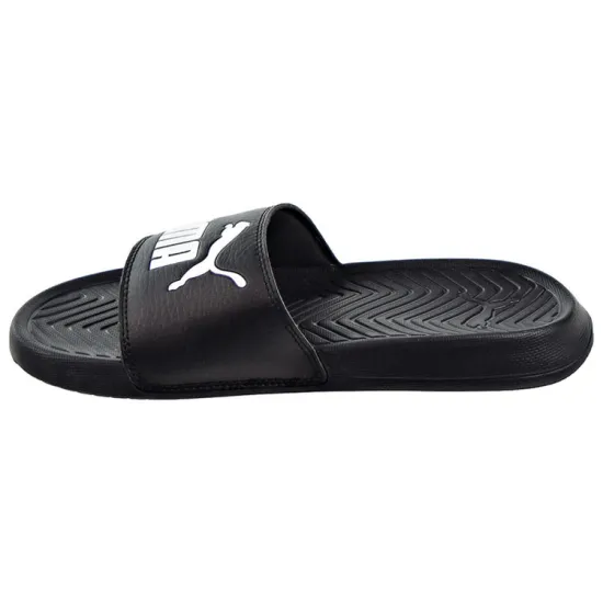 PUMA Popcat Anti Slip Wear Resistant Kids' Slippers Black Teenagers