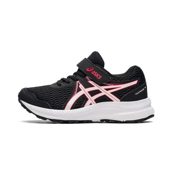 Asics Contend 7 PS 'Black Electric Red'