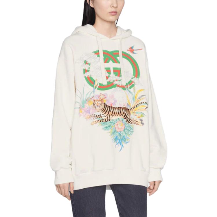 Женское худи Gucci x /THE NORTH FACE SS22 Logo (многоцветное) — фото 5