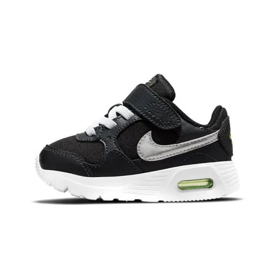 Nike Air Max SC Anti-Slip And Wear-Resistant Breathable Low-Top Running Shoes Black Infant And Toddler