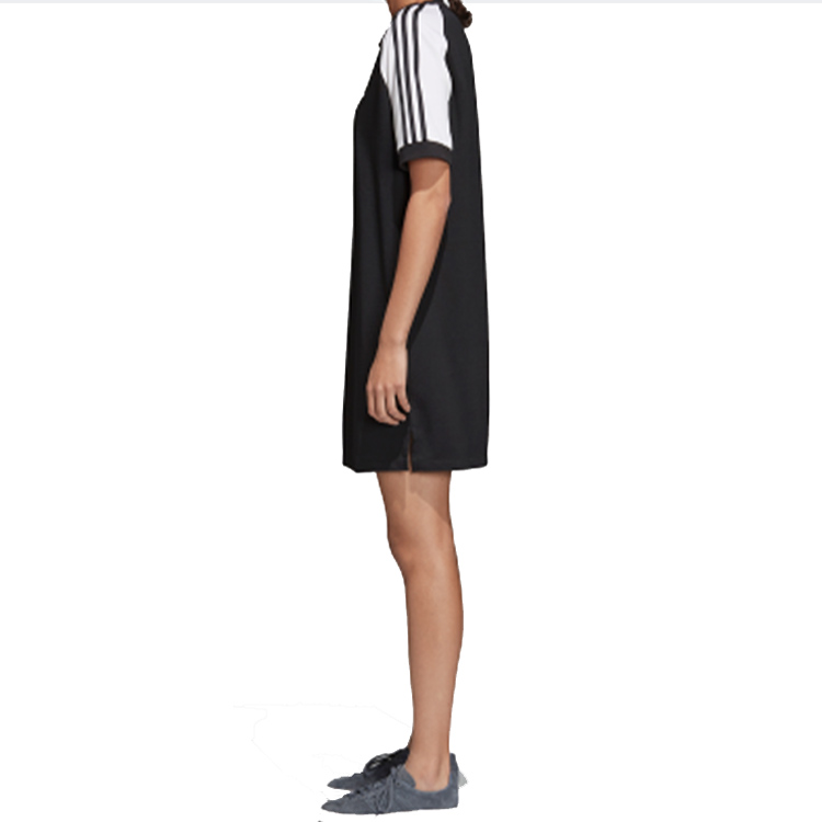Женское платье adidas originals Raglan Dress (черное) — фото 6