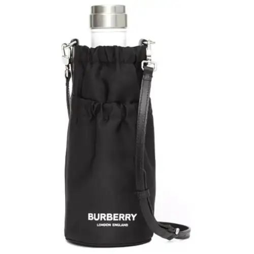 Burberry Leather One Shoulder Handbag, Crossbody Bag Unisex Black