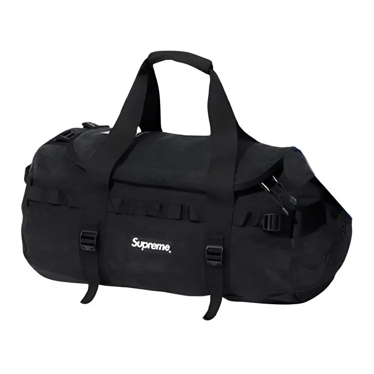 Supreme X The North Face THE NORTH FACE Collaboration Suede Handbag Travel Bag Unisex Black