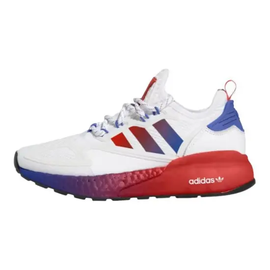 Adidas ZX 2K Boost White Solar Red Blue GS