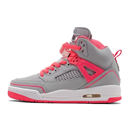 Jordan Spizike Wolf Grey Racer Pink GS