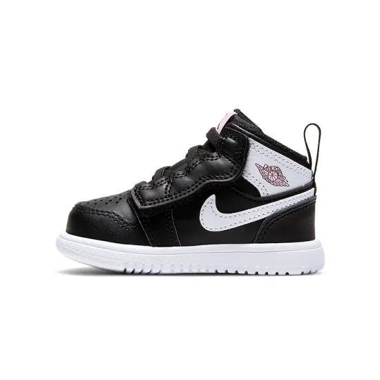 Air Jordan 1 Mid Pink Foam Black TD