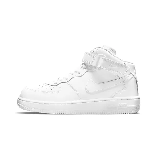 Nike Air Force 1 Mid LE White PS