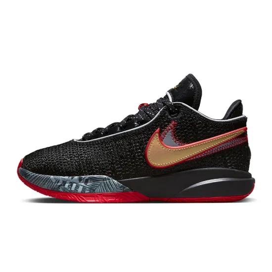 Nike LeBron 20 Black University Red GS