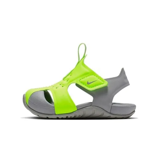 Nike Sunray Protect 2 Low Top Toddler Shoes Green Gray Infant And Toddler