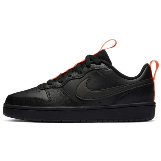 Nike Court Borough Low 2 SE 'Black Orange' GS