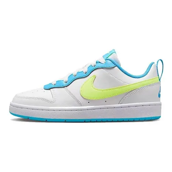 Nike Court Borough Low 2 GS 'White Baltic Blue Volt'