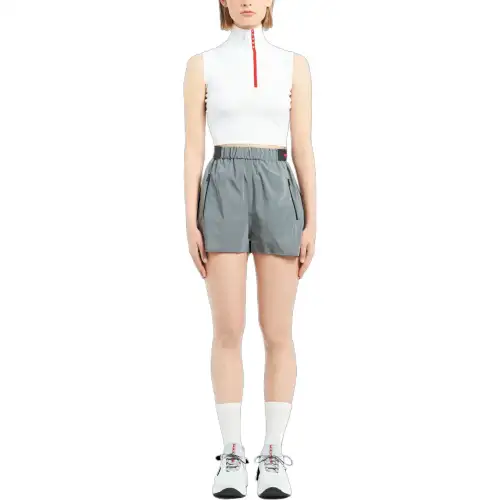 PRADA Knitwear Women's White Turtleneck Moderate Other