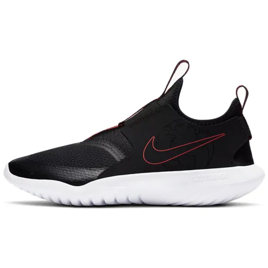 Nike Flex Runner SE 'Black Bright Crimson' GS