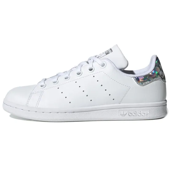 Adidas Stan Smith Sparkly Heel White Youth