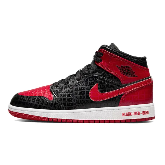 Jordan 1 Mid Bred Text GS
