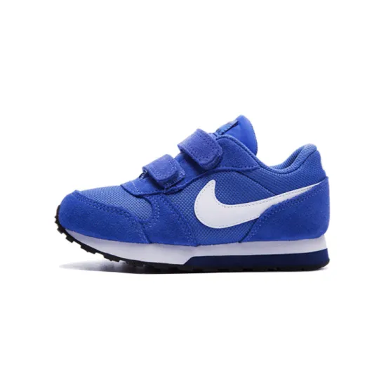 Nike MD Runner 2 Slip-Resistant Cushioning Wear-Resistant Low-Top Running Shoes Blue White Infant And Toddler