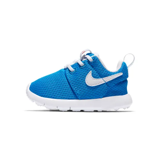 Nike Roshe One Cushioned Wear-Resistant Lightweight Low-Top Toddler Shoes White Blue Infant And Toddler