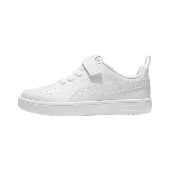PUMA Rickie Low Top Kids' Skateboarding Shoes White Children Aged 3 7 Years Old