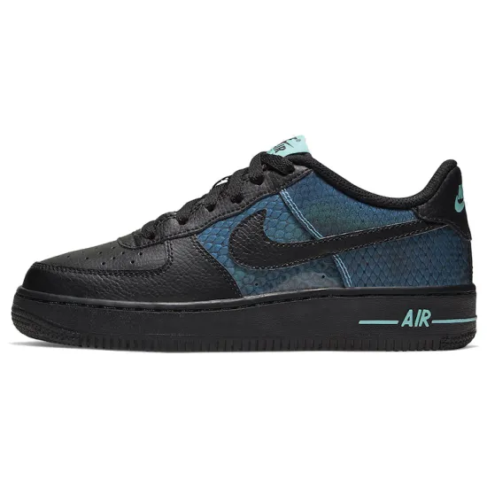 Nike Air Force 1 Low Dragon Scales Black GS