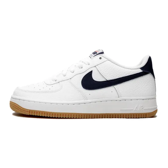 Nike Air Force 1 Low White Obsidian GS