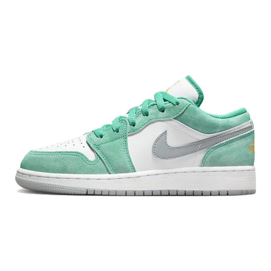 Jordan Kids Air Jordan 1 Low 'New Emerald' Sneakers