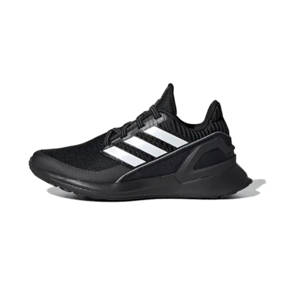 Adidas Rapida Run Knit El C Breathable Low-Top Kids' Running Shoes Black Children Aged 3-7 Years Old