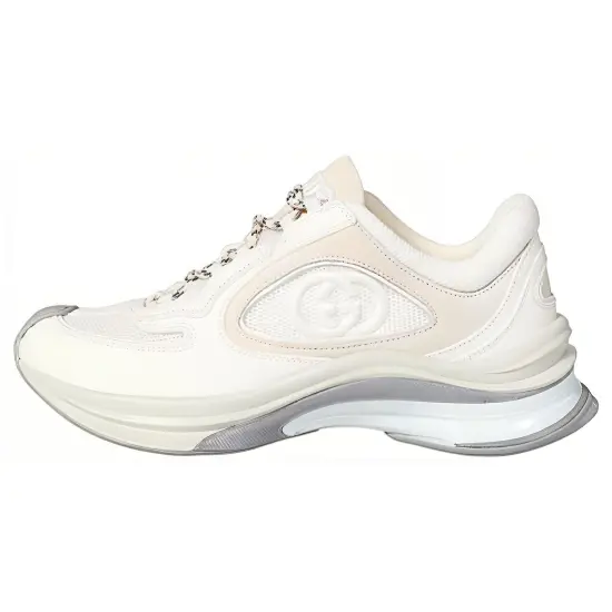 GUCCI RUN Casual Shoes Women's Low-Top White